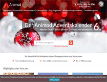 Tablet Screenshot of animod.de